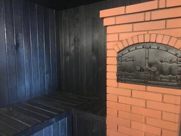 Фото номера Дом с 4 спальнями Дома для отпуска Atpūtas parks Priežvanagi г. Livža 34